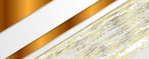 abstrakt korporativ Banner mit golden Marmor Textur vektor