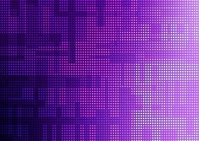 Digital Technologie Platz Neon- lila Linie dunkel Hintergrund vektor