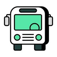 ein perfekt Design Symbol von Bus vektor