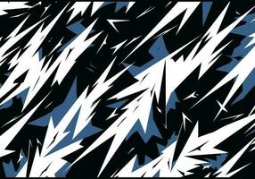 abstrakt schwarz und Weiß Blitz Vektor mit Blitz Schrauben, im das Stil von Musterbasiert malen, Graffiti-inspiriert geometrisch Abstraktion, dunkel Weiß und dunkel Marine, gezackt Kanten