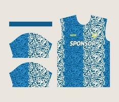 färgrik sporter jersey design för sublimering eller fotboll utrustning design för sublimering vektor