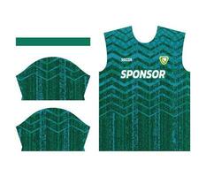 bunt Sport Jersey Design zum Sublimation oder Fußball Kit Design zum Sublimation vektor