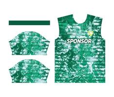 bunt Sport Jersey Design zum Sublimation oder Fußball Kit Design zum Sublimation vektor