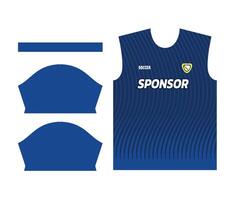 bunt Sport Jersey Design zum Sublimation oder Fußball Kit Design zum Sublimation vektor