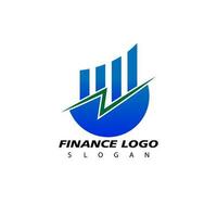 finanziell Logo, Design Inspiration Vektor Vorlage zum Geschäft