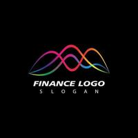 Geschäft Finanzen Lager Austausch Diagramme Markt Logo Design vektor