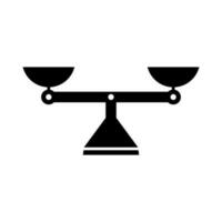 Balance Rahmen Symbol isoliert auf Weiß Hintergrund. Vektor Illustration