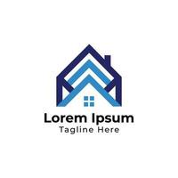 Hem logotyp, hus, verklig egendom, fast egendom, inteckning, bygga logotyp design vektor