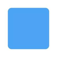 platt design blå fyrkant ikon. vektor. vektor