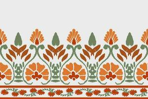 abstrakt ethnisch Ikat Hintergrund. ethnisch nahtlos Muster im Stamm. Stoff Mexikaner Stil. Design zum Hintergrund, Vektor Illustration, Stoff, Kleidung, Teppich, Textil, Batik, Stickerei.