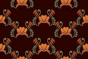 abstrakt ethnisch Ikat Hintergrund. ethnisch nahtlos Muster im Stamm. Stoff Mexikaner Stil. Design zum Hintergrund, Vektor Illustration, Stoff, Kleidung, Teppich, Textil, Batik, Stickerei.