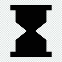 Sanduhr Symbol. geeignet zum Webseite ui Design vektor
