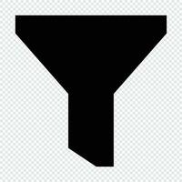 Filter Symbol. geeignet zum Webseite ui Design vektor