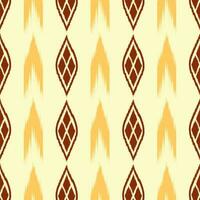 schön Ikat Muster nahtlos ethnisch wiederholen Stammes- traditionell Stil bunt Hintergrund modern desing Vektor Illustration