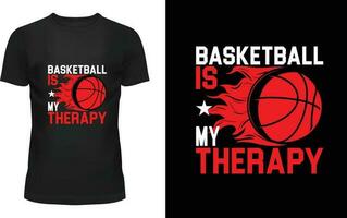 Basketball-T-Shirt-Design vektor
