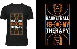 Basketball-T-Shirt-Design vektor