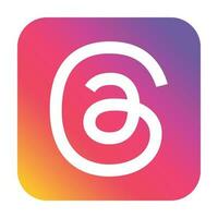 Fäden Logo mit anders Farben und Fäden Telefon Symbol, Fäden Logo Vektor. Fäden durch Meta. Fäden Sozial Netzwerk durch instagram. Neu Sozial Netzwerk durch Meta, Juli 20, 2023 - - dhaka, Bangladesch vektor