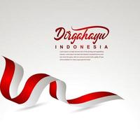 Indonesien Unabhängigkeitstag Feier kreative Design Illustration Vektor Vorlage creative