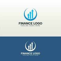 finanziell Logo Design , Buchhaltung Feste Logo vektor