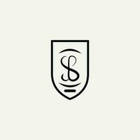 s logotypdesign vektor