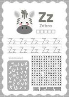 eben Design Vektor süß bunt Alphabet lernen ABC Englisch Speicherkarte druckbar zum Kinder Aktivität