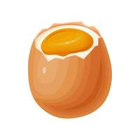 Hähnchen Ei. Backen und Kochen Zutaten. gesund organisch Lebensmittel. vektor