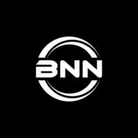 bnn-Buchstaben-Logo-Design in Abbildung. Vektorlogo, Kalligrafie-Designs für Logo, Poster, Einladung usw. vektor