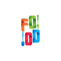 Lebensmittelfestival-Logo-Vektor-Vorlagen-Design-Illustration vektor