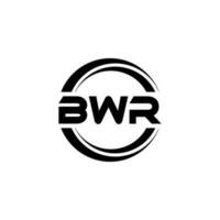 swr Brief Logo Design im Illustration. Vektor Logo, Kalligraphie Designs zum Logo, Poster, Einladung, usw.