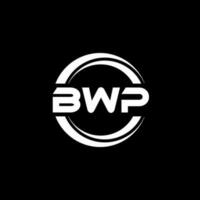 bwp Brief Logo Design im Illustration. Vektor Logo, Kalligraphie Designs zum Logo, Poster, Einladung, usw.