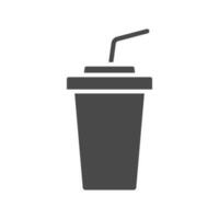 kaffe papper kopp ikon design vektor