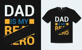 meine Papa ist meine echt Held . Papa T-Shirt entwerfen, papa t Hemd Design, Papa Design, Vaters Tag t Hemd Design, Väter Design, 2023, Papa Held, Vater t Shirt, Papa t Hemd Design. vektor