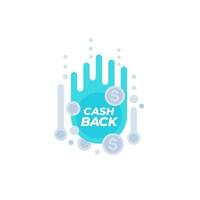 Cashback-Angebot-Vektor-Aufkleber vektor