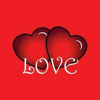 hjärta kärlek ikon - hjärta symbol, alla hjärtans dag - romantisk illustration isolerade vektor