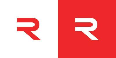 Brief r abstrakt Logo Design Vektor Vorlage