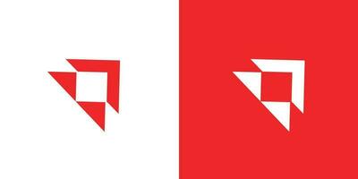 företag pil tillväxt röd logotyp design vektor mall