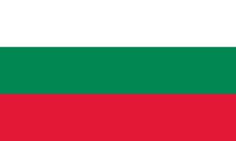 bulgarien offiziell flagge vektor
