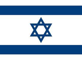 israel offiziell flagge vektor