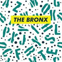 das Bronx Beschriftung Muster nahtlos Vektor, abstrakt Grafik, Illustration, zum drucken t Hemd vektor