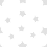 vektor baby stjärna sömlösa mönster. grå retro bakgrund. kaotisk doodle element illustration. abstrakt barn skandinavisk geometrisk form konsistens. formgivningsmall för tapeter, omslag, textil