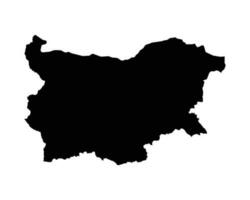 bulgarien Land Karta vektor