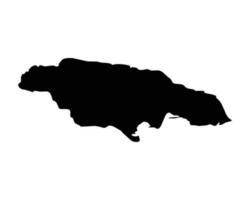 Jamaika Land Karte vektor