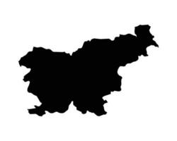 slovenien Land Karta vektor