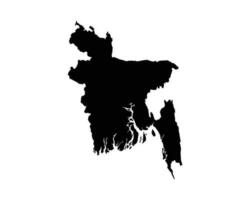bangladesh Land Karta vektor