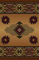 inföding amerikan stil matta skön etnisk abstrakt navajo stam- vektor sömlös mönster. inföding indisk prydnad. folk broderi, och mexikansk style.azte geometrisk konst.