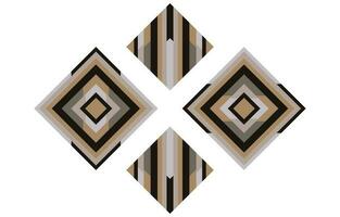etnisk geometrisk. sömlös mönster. mexikansk filt, matta. vävd matta illustration. vektor