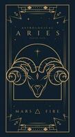 aries tecken symbol zodiaken illustration vektor