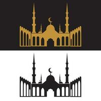 Moschee Symbol Silhouette vektor