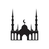 Moschee Silhouette Symbol vektor