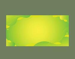 Grün abstrakt Banner Hintergrund vektor